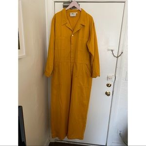 Big Bud Press Mustard Yellow Jumpsuit 4x NBW